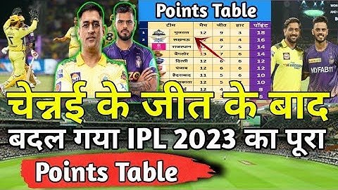 IPL 2023 Points Table Today | Ipl 2023 Points Table After CSK vs KKR | Ipl 2023 Points Table Today