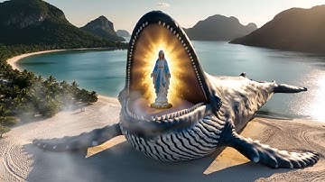 Cá Ông Ngậm Tượng Đức Mẹ Maria  Trong Miệng Luỵ Bờ Biển Lăng Cô Huế Sau Trận Lụt  - PHÉP LẠ XẢY RA!