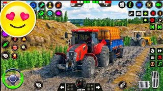 Indian Tractor Driving Sim 3D - Game / Tractor Transporter Game screenshot 5