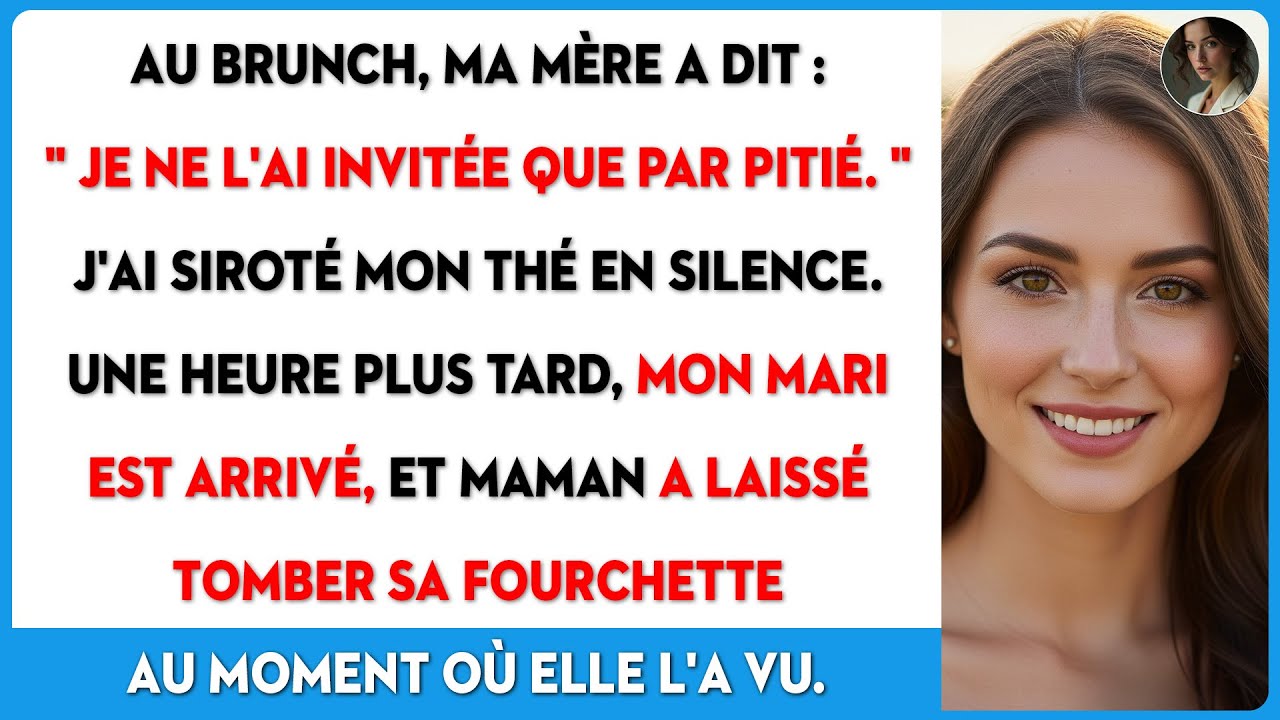 Ma famille s'est moquée de moi pendant le brunch, puis s'est tue quand il est arrivé.
