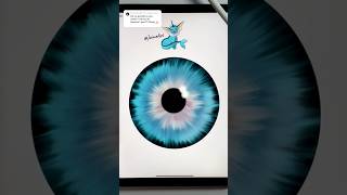 Vaporeon Eye #pokemon #vaporeon #pokedex #drawingeyes #jaineart