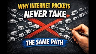 Why Internet Packets Never Take the Same Path
