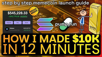 Fastest Solana Memecoin Launch Guide - $10K in 12 Minutes
