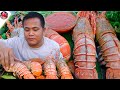 กุ้งมังกรนึ่งไซต์ใหญ่เนื้อแน่นเด้ง น้ำจิ้มรสเด็ดแซ่บจ้วด