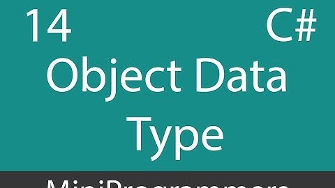 C# Windows Form Application Beginner to Advanced Object Data Type - 14