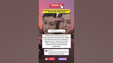 Kimberly Ryder Ceritakan Prenting Mantan Suami Ke Anak yg di Luar Nalar