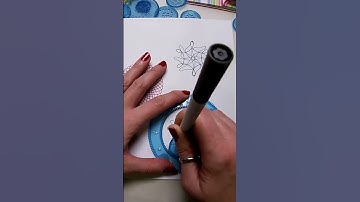 Satisfying Geometric Shapes | Simple Spirograph design #shorts #trending