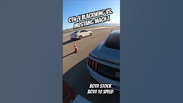 CT4 V Blackwing VS Mach 1 Mustang Americancar Automobile Mach1 Cadillac Blackwing 