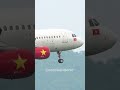 VIETJET A320-200 landing at Hanoi airport #shorts #aviation #plane #landing #vietjet