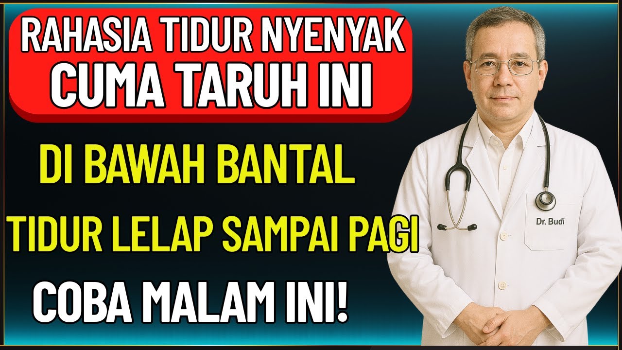 RAHASIA TIDUR NYENYAK!! CUKUP Taruh INI di BAWAH BANTAL, TIDUR LELAP Sampai PAGI - Kesehatan Lansia
