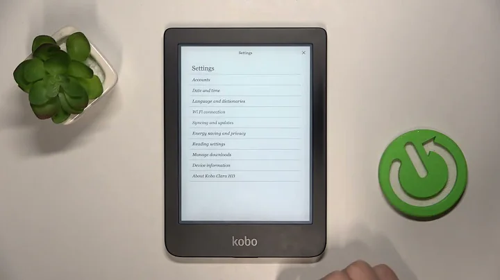 KOBO Clara - How to Perform a Factory Reset? | Restore Your Device to Default