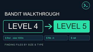 OverTheWire Bandit Level 4 to 5 Walkthrough | Finding Files by Size & Type (Linux)