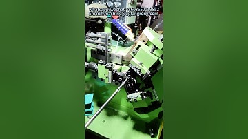 Metal three axis knurling and thread rolling machine #steel #machine #threadrolling #thread #china