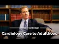 How does cardiology care transition to adulthood?