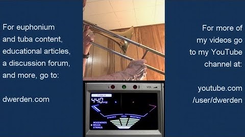 Euphonium Compensating System Explained Using a Trombone! (Applies to tuba and baritone horn also)