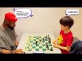 8yearold isaac takes on nigerias  chess master tunde onakoya