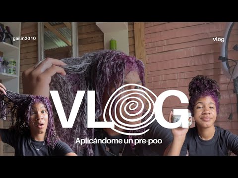ACOMPÁÑEME A PONERME UN PRE-POO 😰, mira como se me puso el pelo 😭😰!