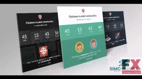 Preview Flatdown Flat UI Pro In Construction Template TFores