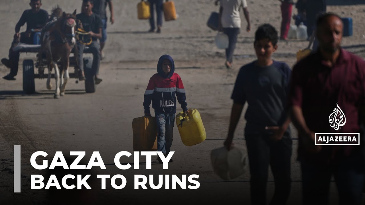 بحثاً عن ديارهم: الفلسطينيون يعودون إلى أرضهم في مدينة غزة