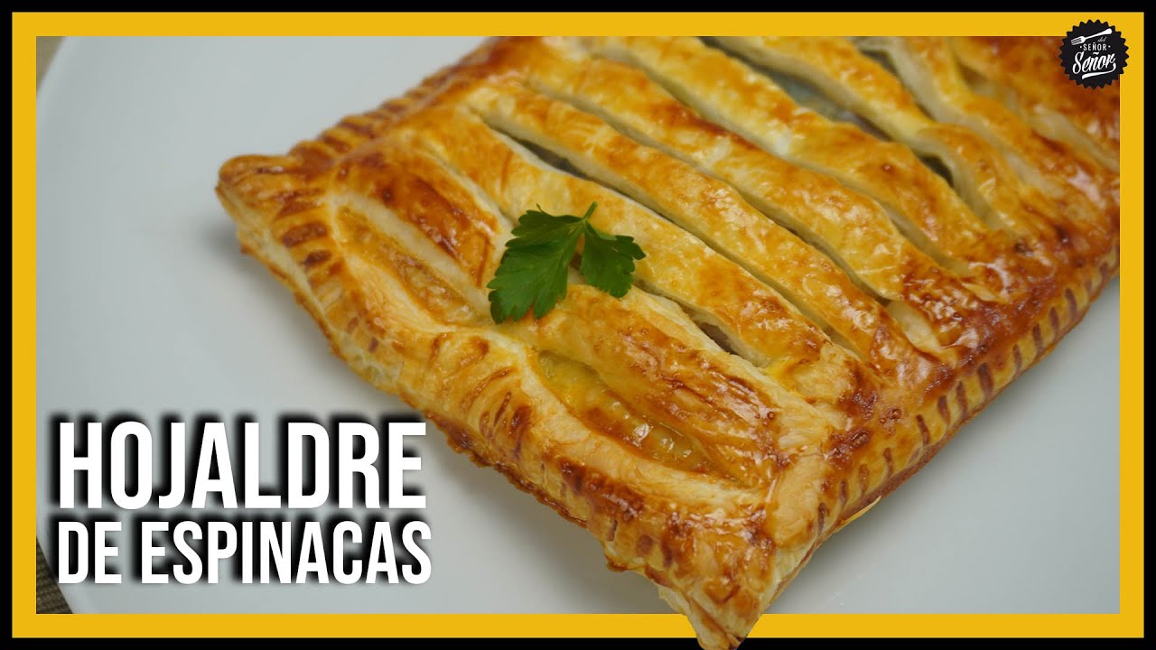Prepara este hojaldre sano para sorprender a tus invitados! hojaldre de Espinacas