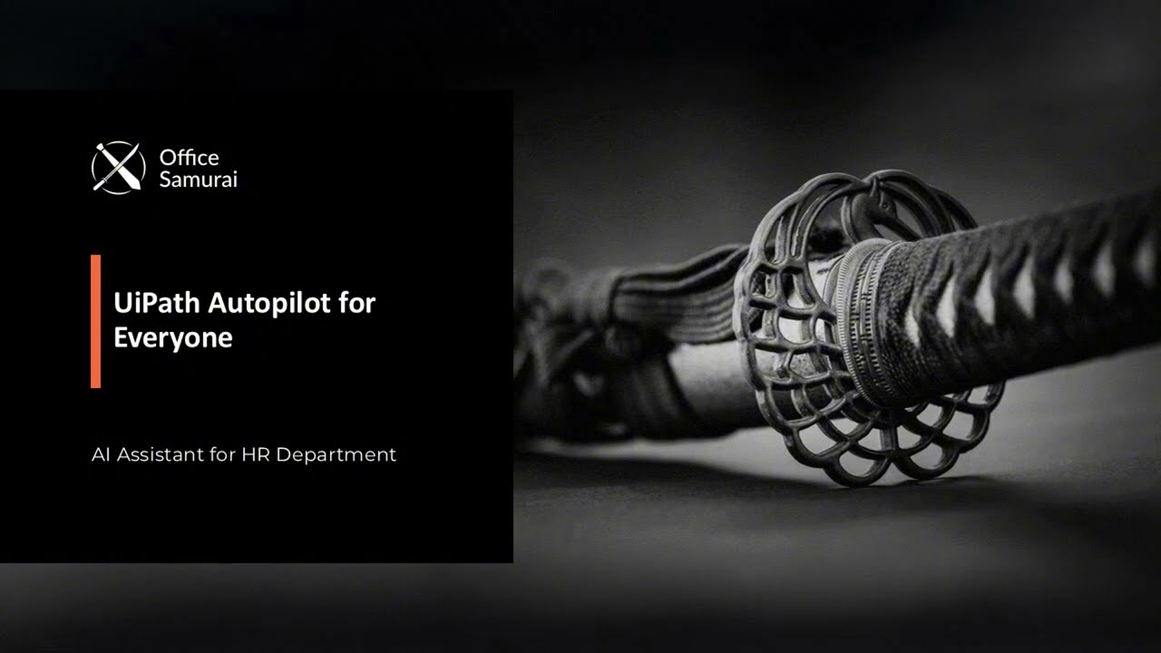 UiPath Autopilot for Everyone - AI Assistant for HR Department (Demo)