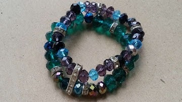 How To Make Multi Strand Crystal Bracelet - DIY Style Tutorial - Guidecentral
