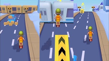 Paper Boy Race Satisfying gameplay android, IOS