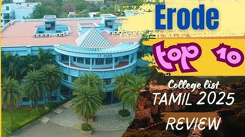 Top 10 engineering colleges in erode #top10engineeringcolleges