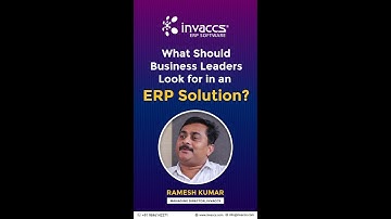 What should business leaders look for in an ERP solution?