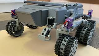 RC Arduino Mars Rover - 6WD\/4WS - at 2 x speed