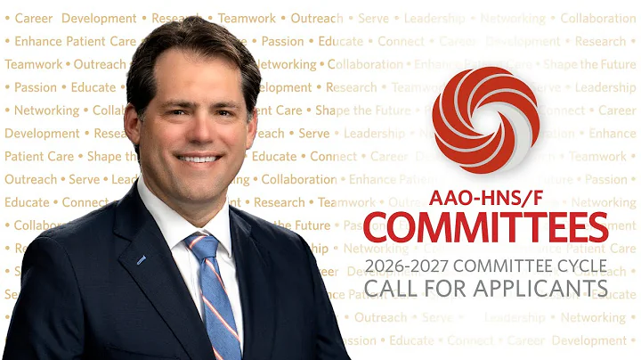 AAO-HNS Committee Application for 2025