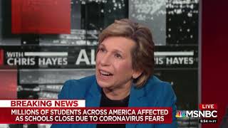 AFT President Randi Weingarten talks coronavirus and school closures on MSNBC