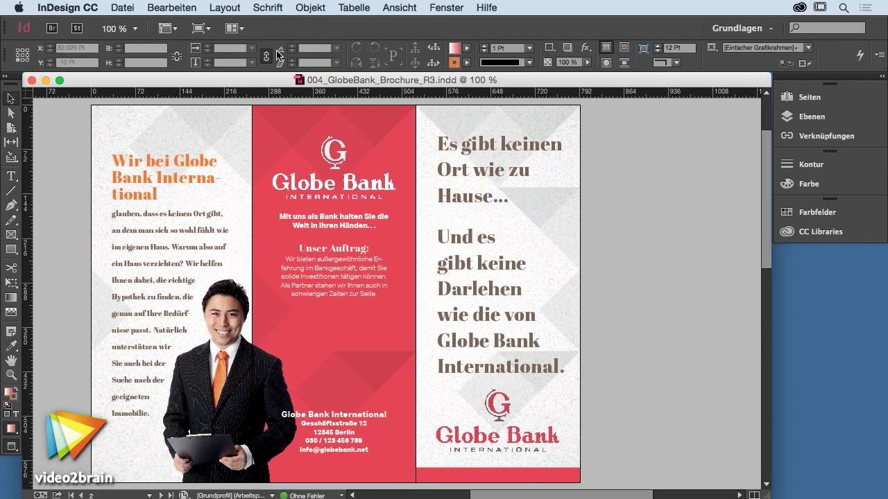 InDesign CC 2015 – Grundlagen Tutorial: Die Benutzeroberfläche im ...