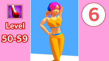 Shoe Race | #6 |‬ ​- All Levels Gameplay Android & ios ( Levels 50 - 59 )