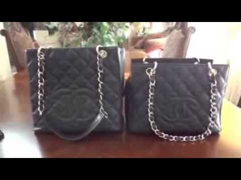 Chanel PST collections Petite Shopping Tote review and HOW to tell which  version #chanelpst 