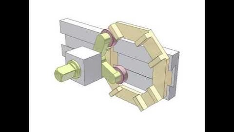 Geneva disk of linear motion