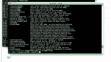 Cracking hashed passwords with John the Ripper and UNIQPASS