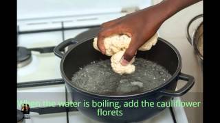 Celebrity How to prepare and blanch Cauliflower Profile