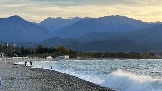 УТРО 🌅В СОЧИ / ОЛИМПИЙСКАЯ НАБЕРЕЖНАЯ /  АДЛЕР СИРИУС