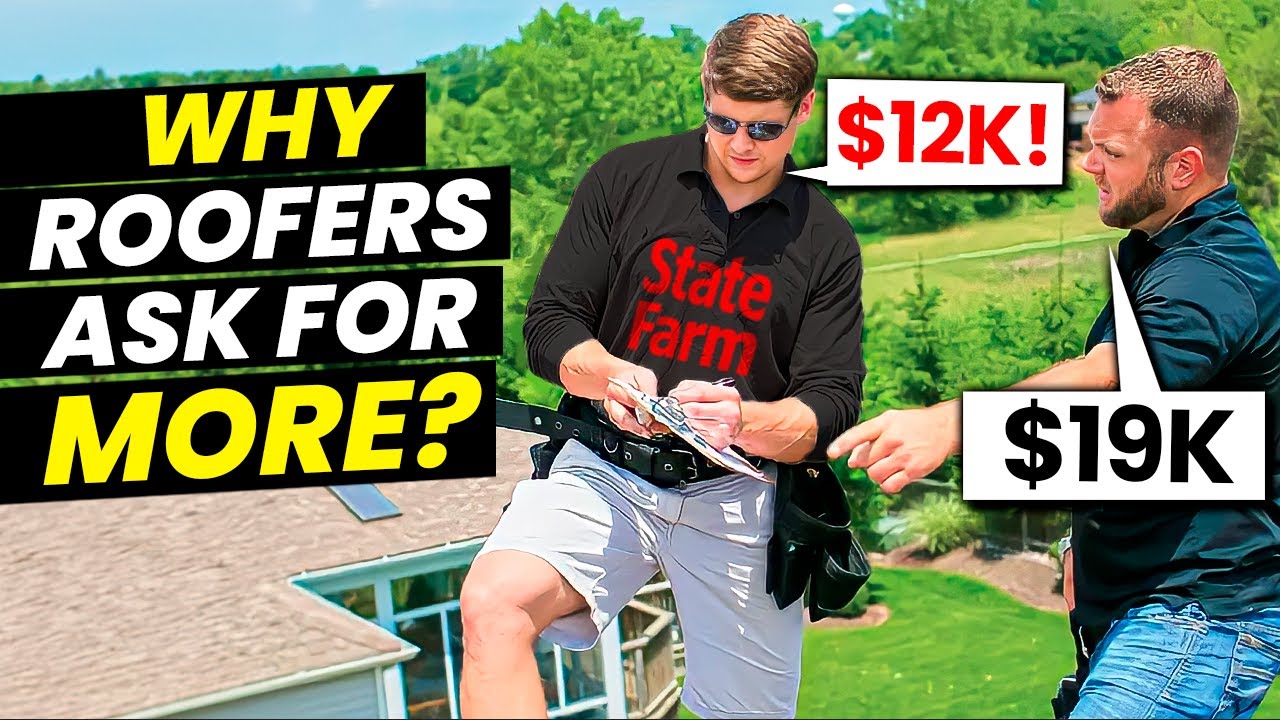 Why Roofers always ask Insurance for more money on hail claims? YouTube