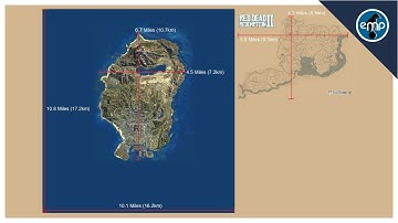RDR 2 | Map Scale & compared to GTA 5 (Watch Updated Video In the Description)