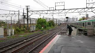 4月20日新川崎駅 ?運用 ?レ EF210-305 押太郎