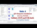 Mule 4 - API Request Validation Using RAML