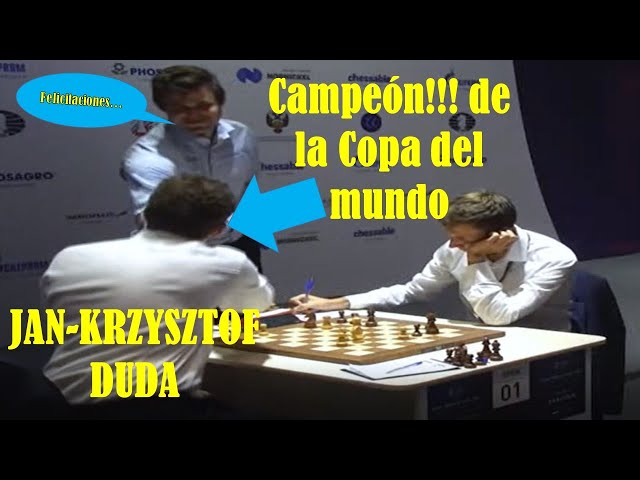 Carlsen vence a Copa do Mundo pela primeira vez 