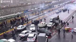 イランのガソリン値上げデモで死者100人超　アムネスティ調べ
