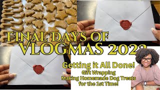 Final Vlogmas of 2023: Getting it All Done! Making Homemade Dog Treats for the 1st Time!