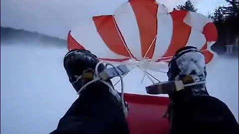 Parachute Sledding