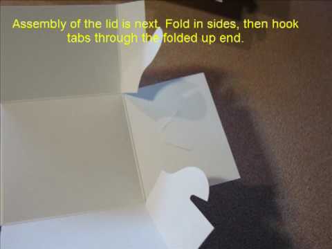 how to fold a cake box youtube sheet cake boxes