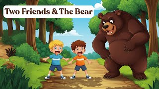 Two Friends and The Bear | Moral Story | Bedtime Story | Kids Story in English | Panchatantra Story