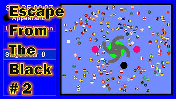Escape from the black #2  ～215 countries marble run game～ | Marble Factory